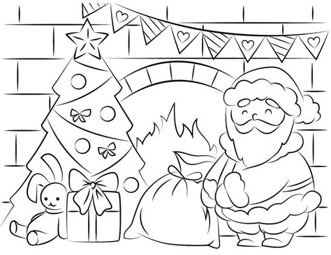 Cute Christmas Coloring Pages
