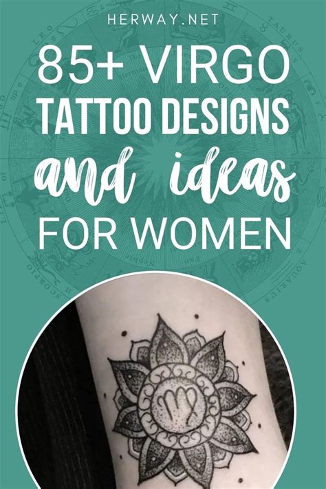 85 Virgo Tattoo Designs And Ideas For Women With Meanings Virgo