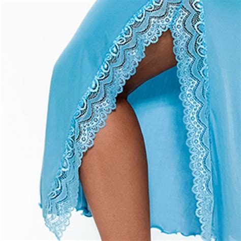 Camisola Longa Gabi Lingerie Rendada Sensual Sem Bojo Pijama Microfibra Vermelho Compre Agora