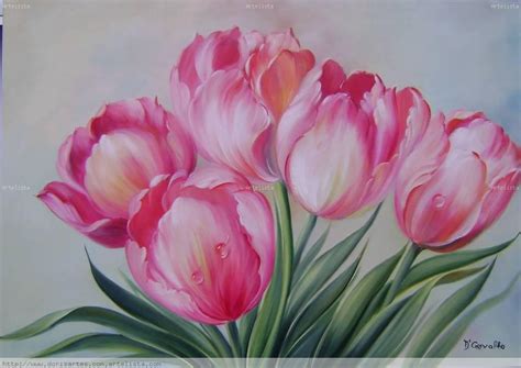 Los Tulipanes Dorimar Carvalho Moraes Artelista Tulip Artwork