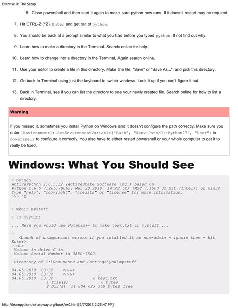 Learn Python The Hard Way 3rd Edition