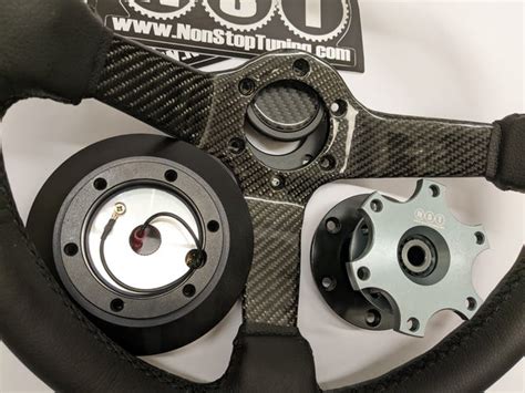 Carbon Fiber Leather Steering Wheel Package