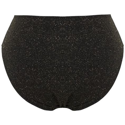 Trendyol Curve Plus Size Bikini Bottom Black Textured EPonuda