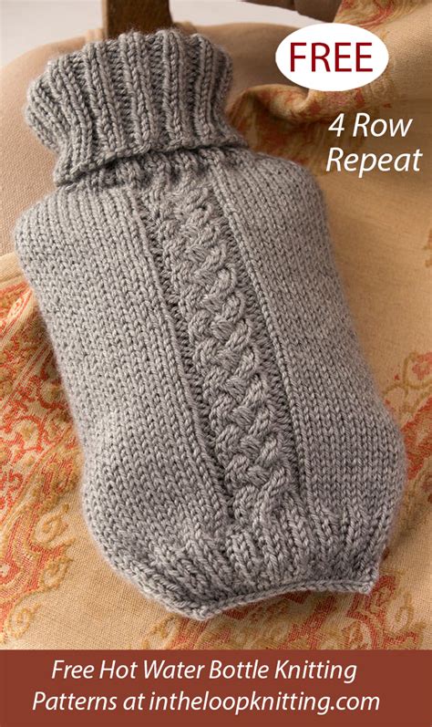 Cable Hot Water Bottle Knitting Pattern At Anton Thomas Blog