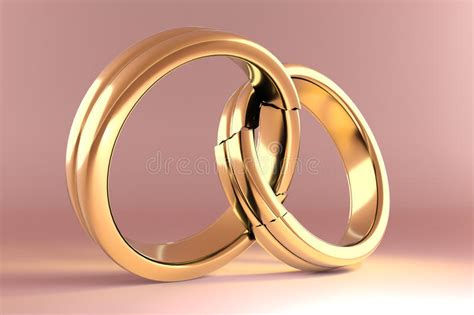 Wedding Rings Symbolizing The Same Sex Marriage Stock Illustration Illustration Of Women Ring