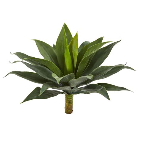 Nearly Natural Indoor 19 Large Agave Artificial Plant Set Of 2 6210