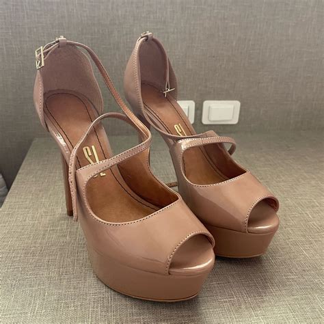 Salto Santa Lolla Nude Sandália Feminina Santa Lolla Usado enjoei