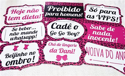 Plaquinhas p Chá de Lingerie tam G Funny Plaquinhas Divertidas Elo7