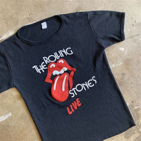 80s VINTAGE 1982 THE ROLLING STONES EUROPEAN TOUR CON… - Gem