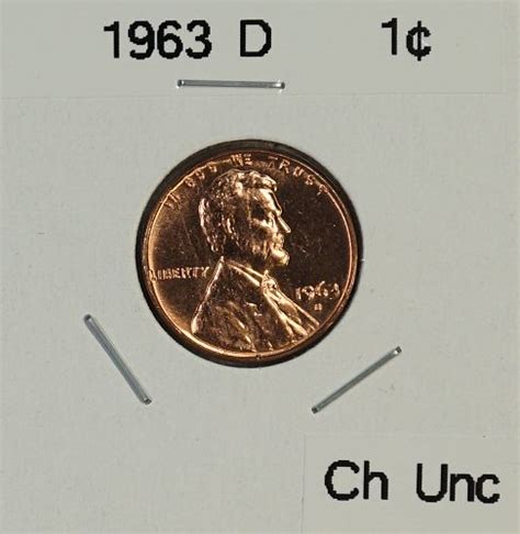 1963 D Lincoln Memorial Cents For Sale Buy Now Online Item 500345