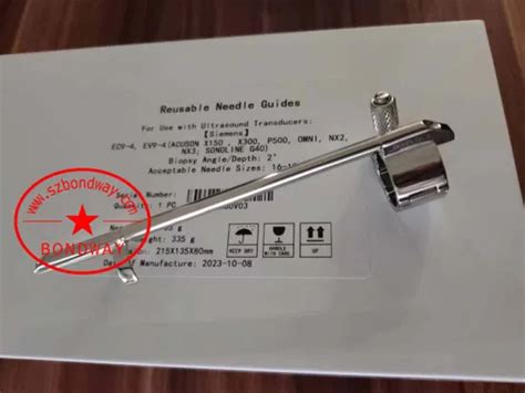 Siemens Ultrasound Transducer Ca431 Biopsy Needle Guide Reusable