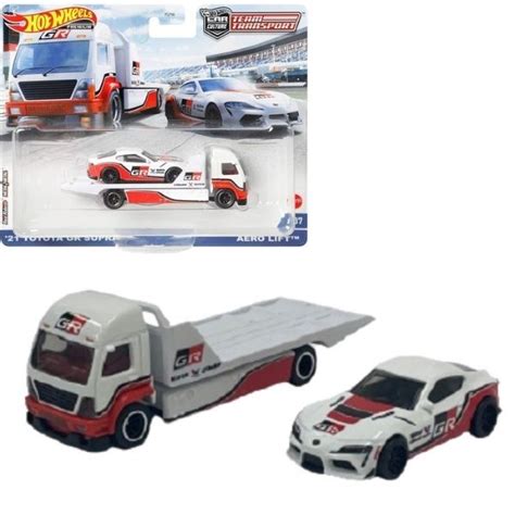 Hot Wheels Team Transport Toyota Gr Supra Aero Lift Aut Sz Ll T S Kisaut J T Knet Hu
