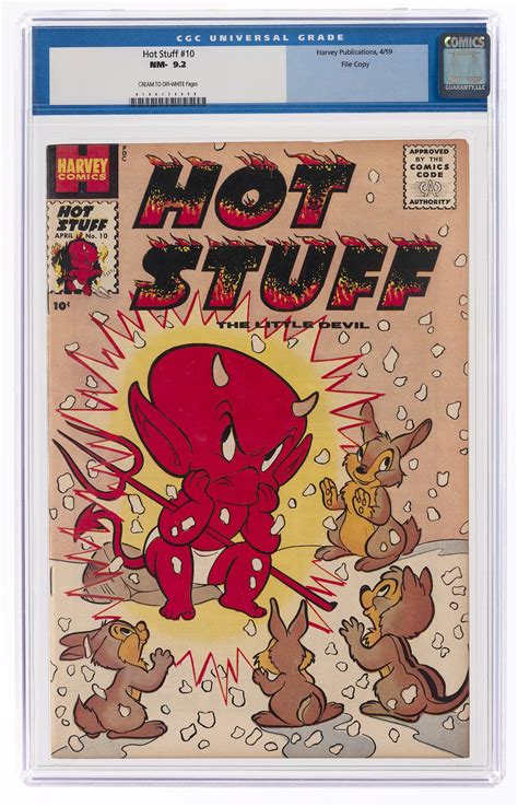Hake S HOT STUFF 10 APRIL 1959 CGC 9 2 NM FILE COPY