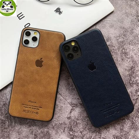 Capa Flexível De Couro Logo Apple Para Iphone 13 Pro Max 12 11