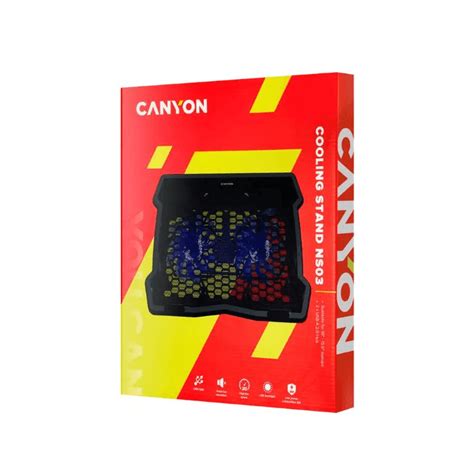 Canyon NS03 Notebook Cooling Pad Black CNE-HNS03 – FirstShop