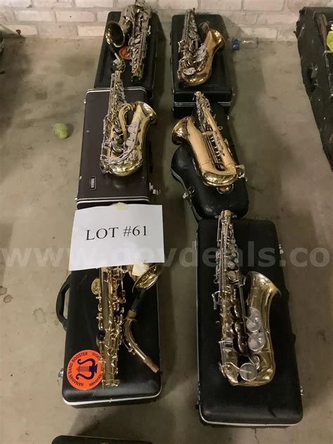 Saxaphones 7 Units Govdeals