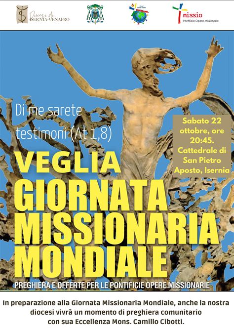 Veglia Diocesana Giornata Missionaria Mondiale Sabato Ottobre