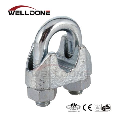 A Type Malleable Steel Galv Wire Rope Clip Galvanized Steel Malleable