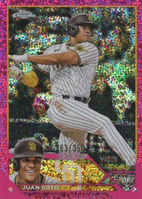 Juan Soto 2023 Topps Chrome 100 Magenta Speckle Refractor 350 Price