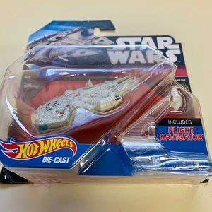 Star Wars Toys Vintage New Star Wars Millennium Falcon Hot Wheels Collectible Htf Poshmark