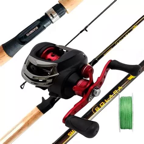 Combo Bait Tech Magnetico Ca A Shimano Solara Tramos Mult