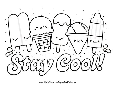 printable coloring pages summer 6