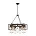 Hubbardton Forge Apothecary Light Dimmable Wagon Wheel Chandelier