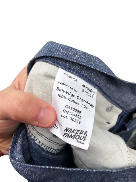 Naked Famous Naked Famous Selvedge Jeans Size Gem