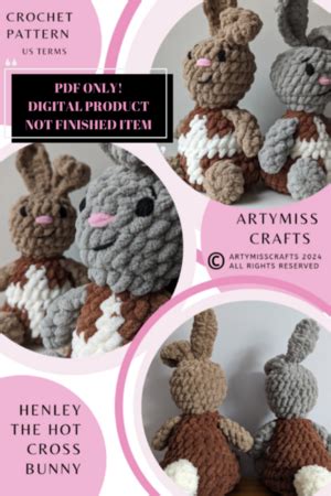 Henley The Hot Cross Bunny Crochet Pattern Ribblr