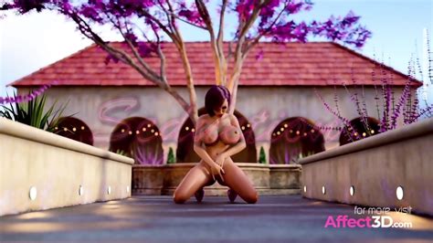 Hot Babes In High Heels Having Futanari Sex In The Garden In A D Animation