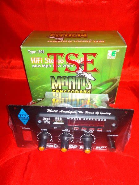 Jual Kit Power Active Amplifier Stereo Mantis Plus Mp Usb Ranic Type