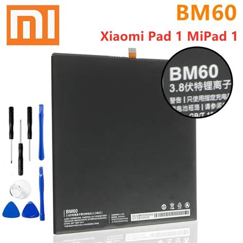 Xiaomi BM60 BM61 BM62 BN60 BN80 Pad แบตเตอรสำหรบ Xiaomi Pad 1 2 3 4