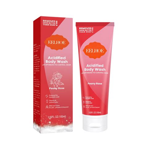 Acidified Body Wash - 24 Hour Odor Control - Removes Odor Better than