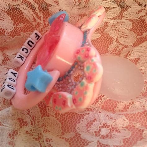 FUCK YOU PACIFIER Large Cute Ddlg Or Rave Depop