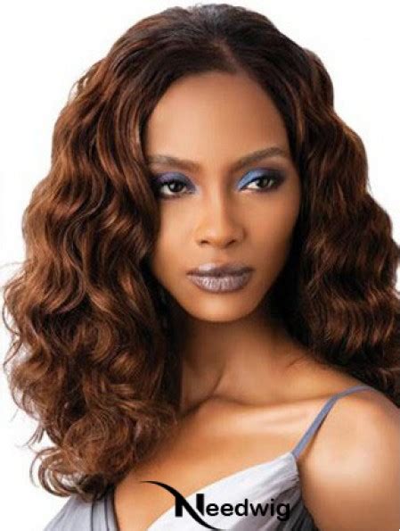 Auburn Shoulder Length Wavy Without Bangs Full Lace Fabulous Ladies Wigs For Sale Uk