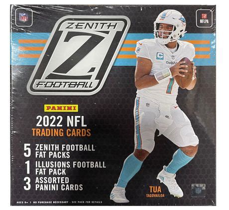 Panini Zenith Football Mega Box Includes Illusions Football Fat