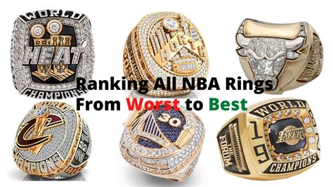 Ranking The NBA Rings From Worst To Best YouTube