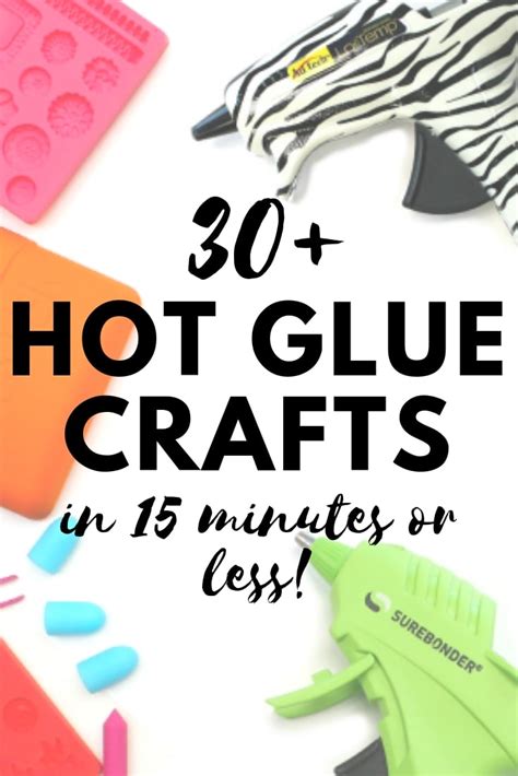Hot Glue Crafts Over Ideas In Minutes Or Less Angie Holden The Country Chic Cottage