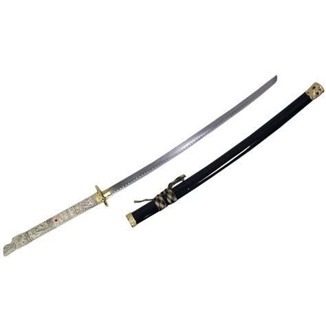 Dragon Dynasty Katana Sword 41 Length Ivory Look Handle EBay