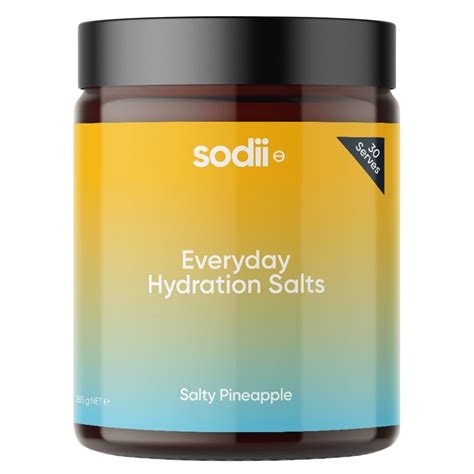 Sodii Everyday Hydration Salts - Tub - Salty Pineapple NZ | Adore Beauty