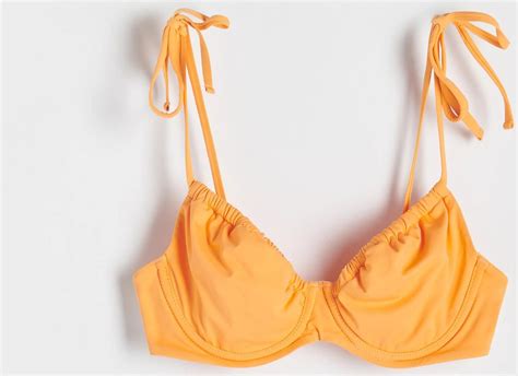 Reserved Góra od bikini Pomarańczowy Ceny i opinie Ceneo pl