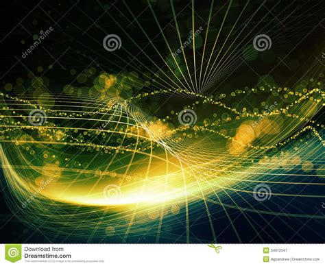 Energy Of Fractal Realms Stock Illustration Illustration Of Abstract