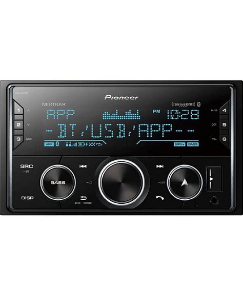 Pioneer Black Double DIN Digital Media Receiver With Built-In Bluetooth ...