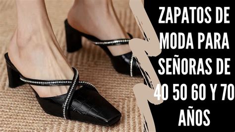 Zapatos De Moda Para SeÑoras 40 50 60 Y 70 AÑos SeÑoras Modernas