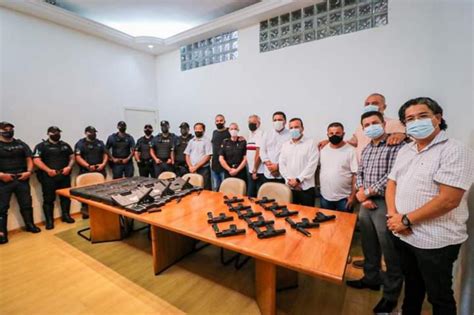 GCM de Taboão da Serra é equipada mais 15 pistolas Taurus