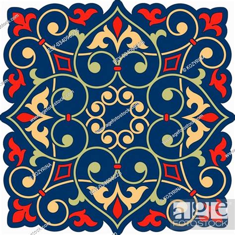 Ornamental Floral Element For Design Eps Stock Vector Vector And