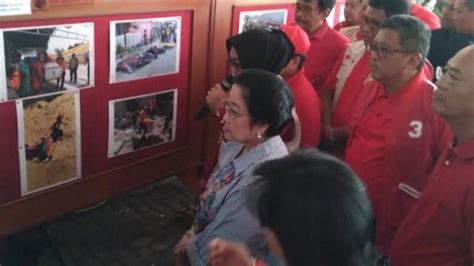 Tim Penanggulangan Bencana Dari PDIP Laporan Ke Megawati