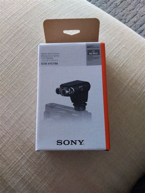 Sony Stereo Microphone Ecm Xyst1m Photography Photography Accessories