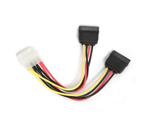 Кабель питания SATA (4 pin MOLEX to 2*SATA) Cablexpert CC-SATA-PSY ...