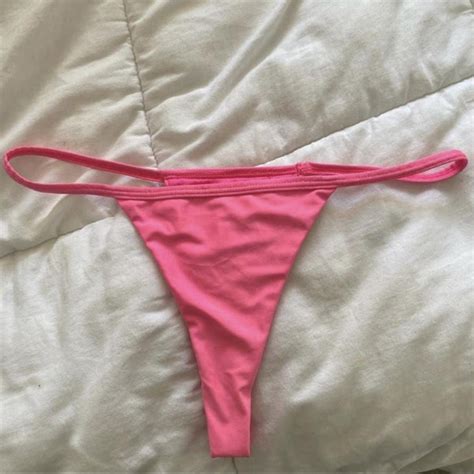 Its Now Cool Bikini Bottoms Hot Pink Depop